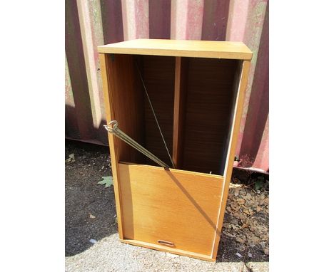 A retro Ladderax teak units comprising a pair of end, a cupboard and a shelf