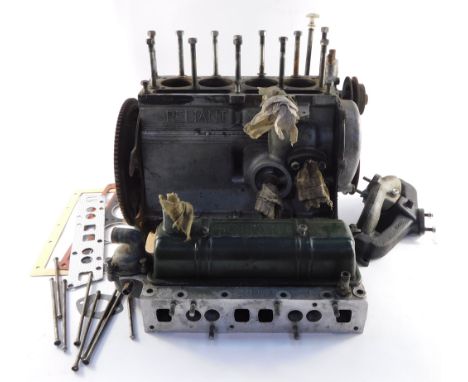 A Reliant Robin engine, etc. (1 box)