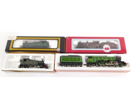 A Hornby OO gauge locomotive Flying Scotsman, LNER Class, A1 loco, R398., Lima WR tank locomotive, 4589, and two Dapol OO gau