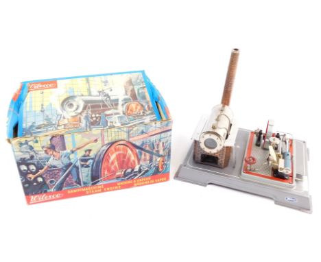 A Wilesco steam engine, model D16, boxed.