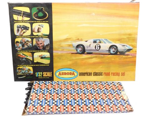 An Aurora American Classic Road Racing Set, scale 1:32, No 3200-3995., considerably incomplete, boxed, (AF),  together with S