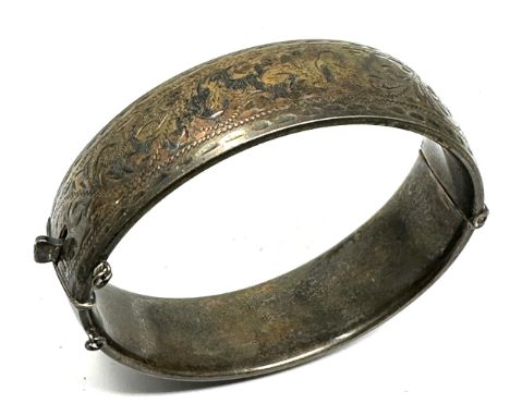 vintage silver cuff bangle weight 47g
