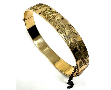 vintage rolled gold bangle weight 19g