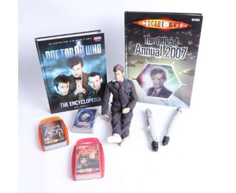 Doctor Who The Encyclopedia 2011, 2007 annual, Doctor Who Sonic Screwdriver, twopacks Doctor Who top trump cards 2007 and 200