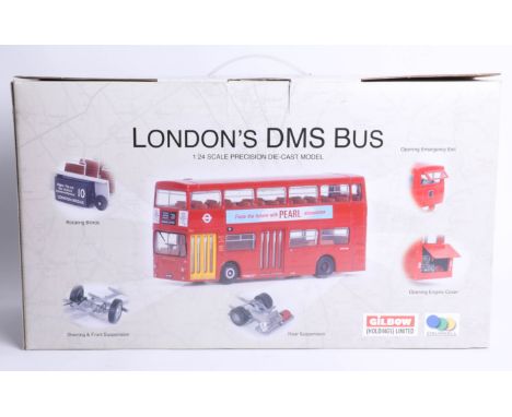 Gilbow, London DM bus 1/24 scale model, boxed, model DMS 591.