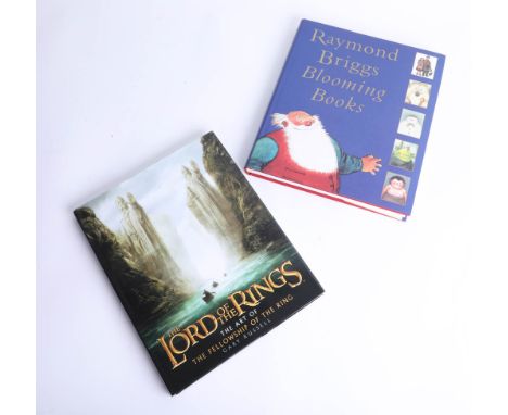 Two books including 'Lord of the Rings' by Gary Russell, signed by Alan Lee (who was the conceptual artist for these films an