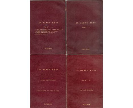 St Mark's Rest. The History of Venice. By John Ruskin 1877. Written for the help of the few travellers who still care for her