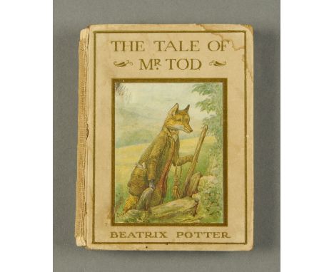 One volume "The Tale of Mr Tod", Beatrix Potter 1912 First Edition. 