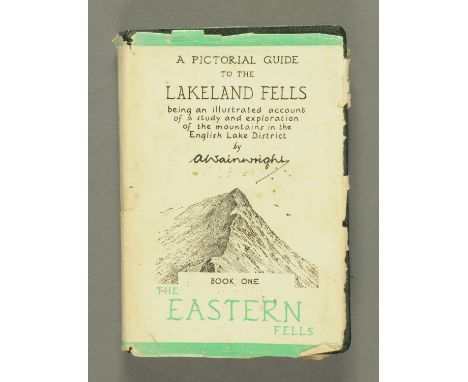 One volume A Pictorial Guide to The Lakeland Fells Book 1 "The Eastern Fells, First Edition, signed (see illustration). 