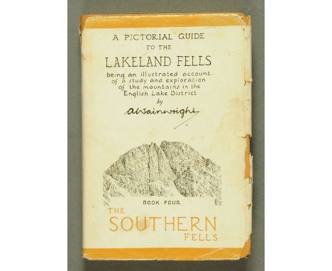 One volume A Pictorial Guide to The Lakeland Fells Book 4 "the Southern Fells" First Edition, soft cover with dust jacket.