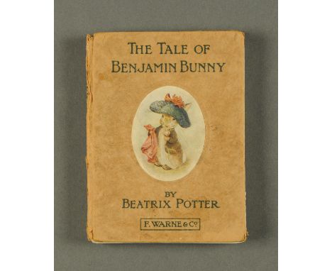 Beatrix Potter "The Tale of Benjamin Bunny" First Edition.  * Correct colour end papers (Quinby plate 2).  * Page 15, line 10