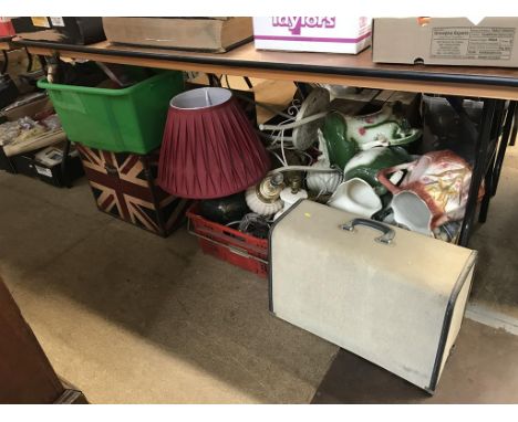 Three boxes and a trunk