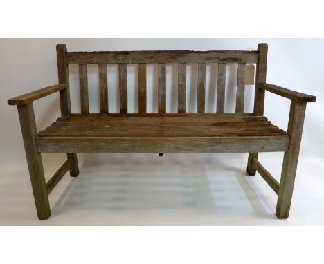 A garden bench 