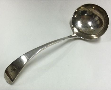 A Georgian style OE pattern silver sauce ladle. Sheffield. Approx. 65 grams. Est. £20 - £30.