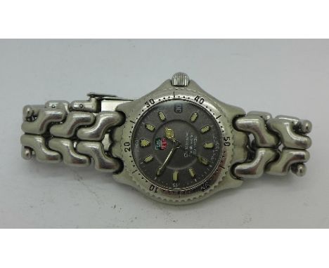 A stainless steel Tag Heuer Chronometer wristwatch