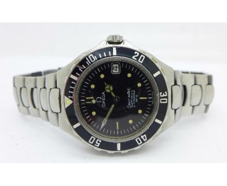 An Omega Seamaster automatic chronometer wristwatch