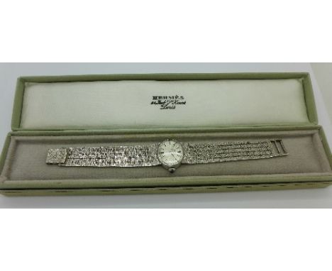 A lady's hallmarked silver Rotary wristwatch, 23mm case