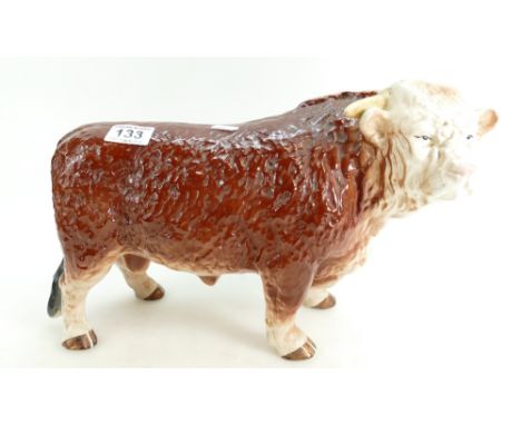 Large Melba Ware Butchers advertising ceramic Bull