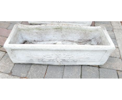 Large Oblong/ trough planter with 4 claw styled feet (5)