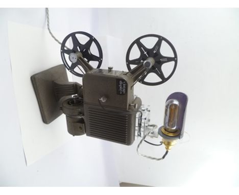 A "KODAK-KODASCOPE 8" CINE PROJECTOR converted into a novelty table lamp, bears "Vintage Displays" label, 42cm high 