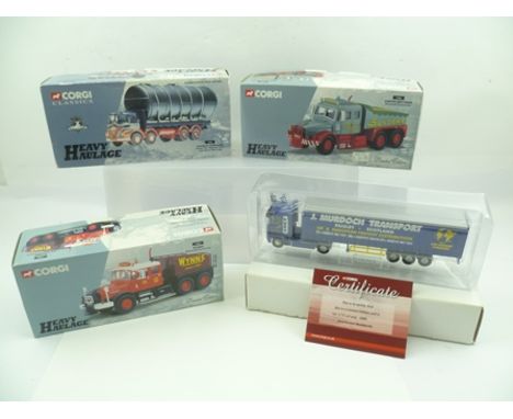 CORGI LIMITED EDITION DIE-CAST COMMERCIAL VEHICLES, including CC18301 Renault Magnum no. 1789/2800, no. 17903 Wynns Scammell 