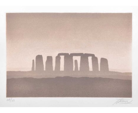 Trevor Grimshaw (British 1947-2001) "Stonehenge" Signed and numbered 44/50 in pencil in the margin, published at Alan Cox's S