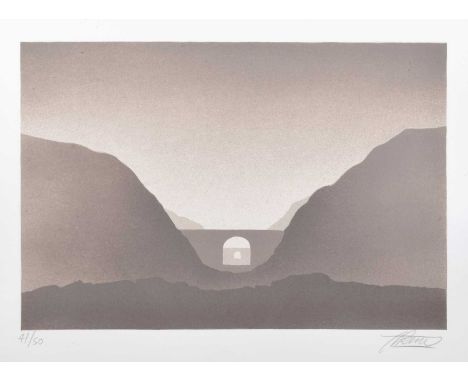 Trevor Grimshaw (British 1947-2001) "Aqueduct" Signed and numbered 41/50 in pencil in the margin, published at Alan Cox's Sky