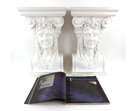 Titanic (1997) Pair of prop plaster caryatid's from the walls of the first-class Dining Saloon. These are the only pair in ex