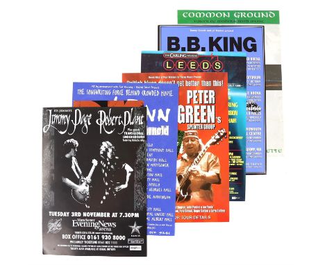 24 Concert flyers, mostly 1990s including The Who, Spice Girls, Prodigy, Kula Shaker, Blur, Dylan, Pulp, Stereophonics, Boyzo
