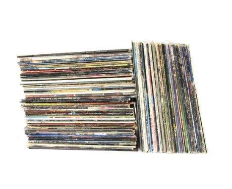 100+ classic /AOR / hard rock LPs including a USA Come Taste The Band by Deep Purple, Thunder UK double LP of Laughing On Jud