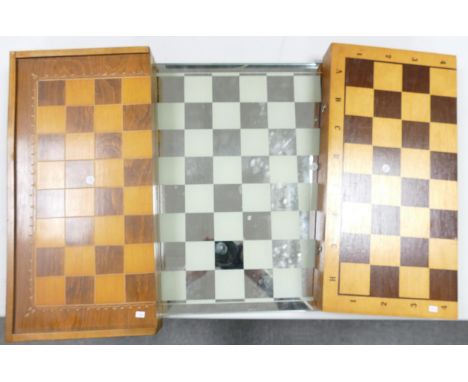 Plastic chess game board 36 x 36 cm 10244