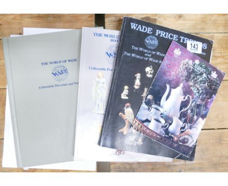 Wade Ceramics Reference books to include Hardback The World of Wade (Warner &amp; Posgay), The World of Wade Book 2 (Warner &