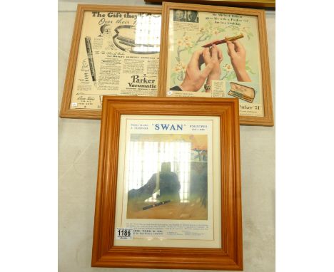 The Framed Advertising prints(3) 