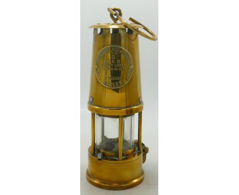 Eccles Type 6 M &amp; Q Miners Safety Lamp 