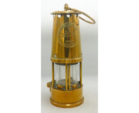 Eccles Type 6 M &amp; Q Miner Safety Lamp 