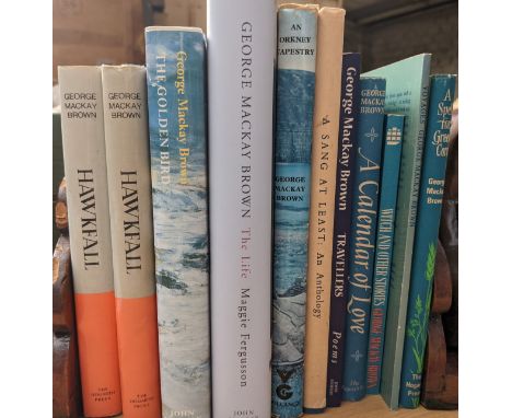 Brown, George Mackay. Travellers; A Calendar of Love; Witch and other Stories; Voyages; A Spell for Green Corn; Hawkfall (2 c