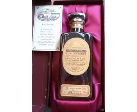 Knockando Extra Old Reserve Fine Single Malt Scotch Whisky, Sealed and Boxed. 