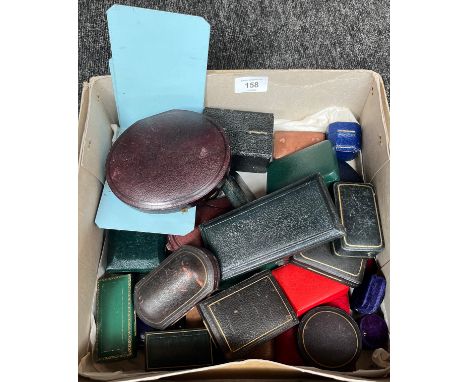 A Collection of antique/ vintage jewellery boxes. 