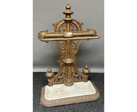 A 19th century cast iron walking stick/ umbrella stand. [84x60x24cm] 