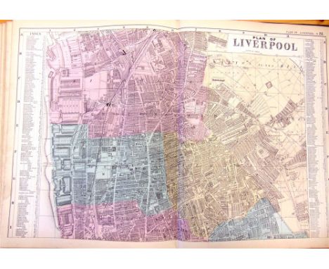 [ATLAS] Bacon, G.W., editor. New Large-Scale Atlas of the British Isles from the Ordnance Survey, with Plans of Towns, copiou