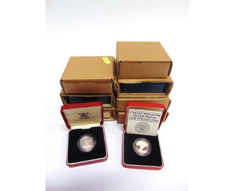 GREAT BRITAIN - ASSORTED SILVER COINAGE comprising a Wireless Bridges the Atlantic Marconi Piedfort two pounds, 2001, in case