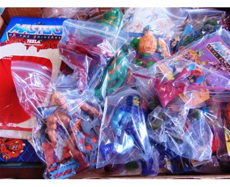 A 'MASTERS OF THE UNIVERSE' COLLECTION comprising twenty different action figures, including He-Man and Skeletor, most with a