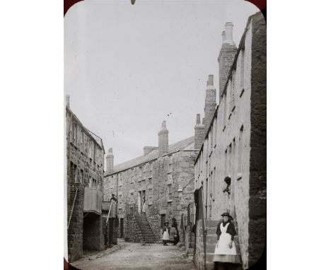 ASSORTED MAGIC LANTERN SLIDES comprising topographical, ornithological and other subjects, including photographic views of Ka