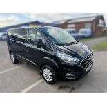 2021 21 FORD TRANSIT CUSTOM 300LIMITD EBLUE PANEL VAN - 93K MILES - AIR CON - HEATED SEATS