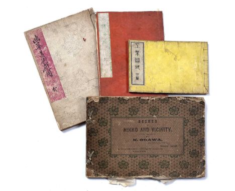 Ogawa (K) Photographer Tokyo Japan. 'Scenes in Nikko and Virginity'. Oblong plus three Japanese books of prints in soft cover