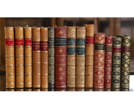 A group of five bindings to include: Funck-Brentano (Fr) Ed. L'Histoire de France Racontée a Tous. Hachette, Paris 1911/12. 3
