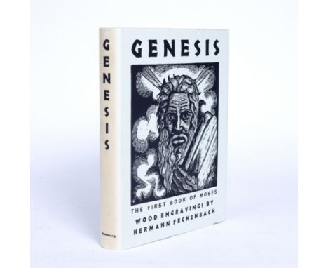 'Genesis, The First Book of Moses'. Wood Engravings by Hermann Fechenbach (1897-1986). Mowbray, London/Oxford 1969. d/w and o