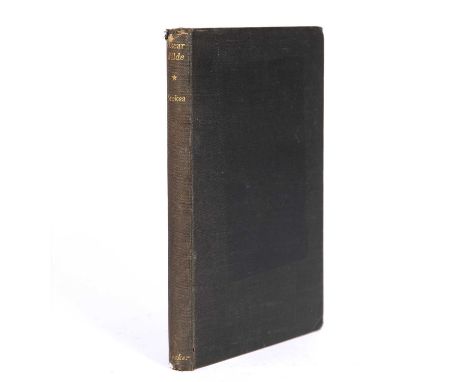 Stokes (Leslie and Sewell) 'Oscar Wilde' 1st Ed. Secker and Warburg, London 1937. Preface by Lord Alfred Douglas. First half 