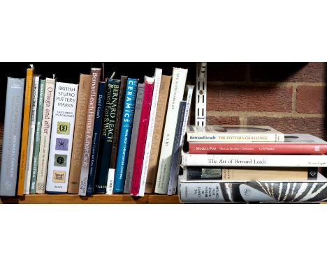 British Studio Ceramics. A collection of c25 titles relating to the subject inc. Michael Cardew, Bernard Leach, Lucie Rie (c2