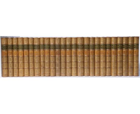 Scott (Sir Walter) 'The Waverley Novels'. 25 Vols. A &amp; C Black, Edinburgh 1860 with frontispiece portrait and engraved ti